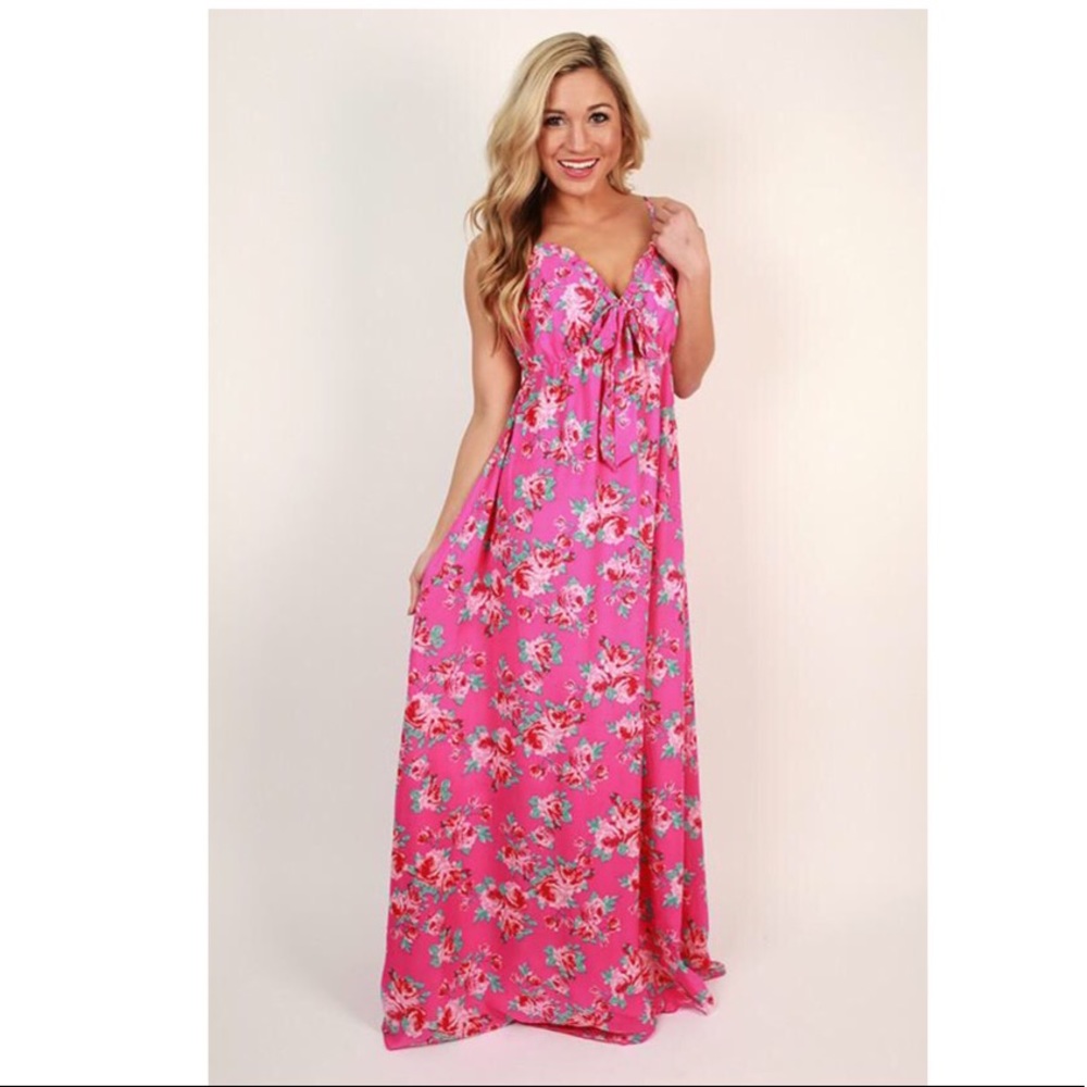 sweeter than roses maxi dress